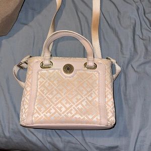 Cream & Pink Tommy Hilfiger Purse